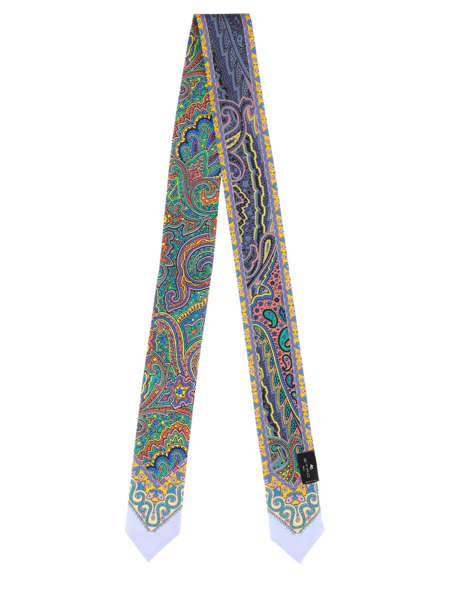 ETRO Maxi Silk Paisley Scarf