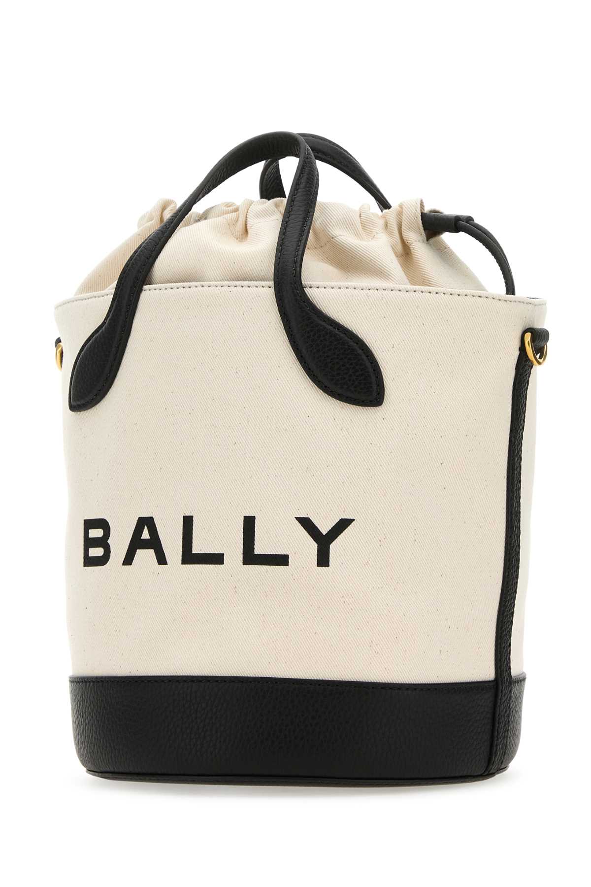 BALLY Mini Canvas Bucket Handbag