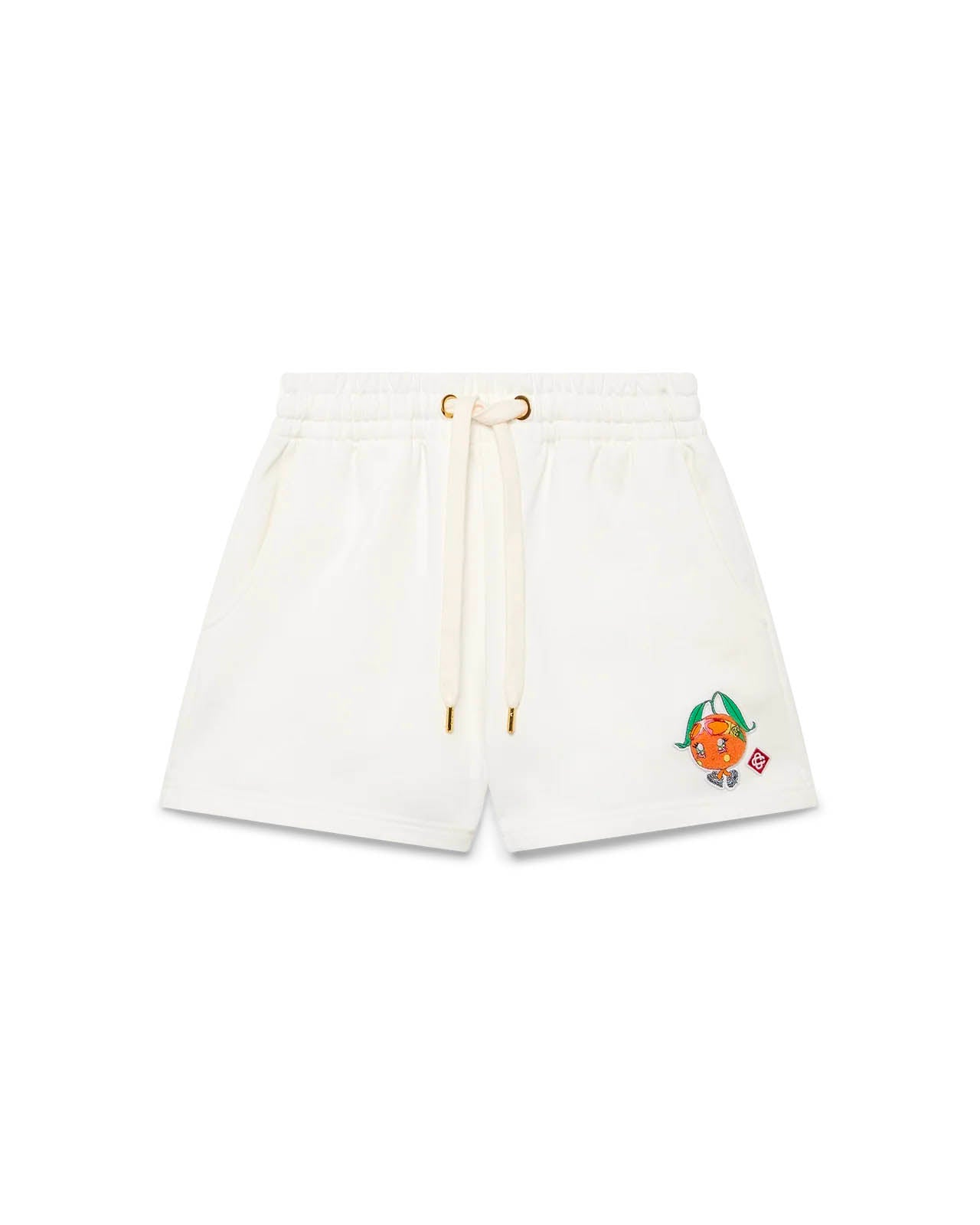CASABLANCA Mini Mascot Patch Fleece Shorts