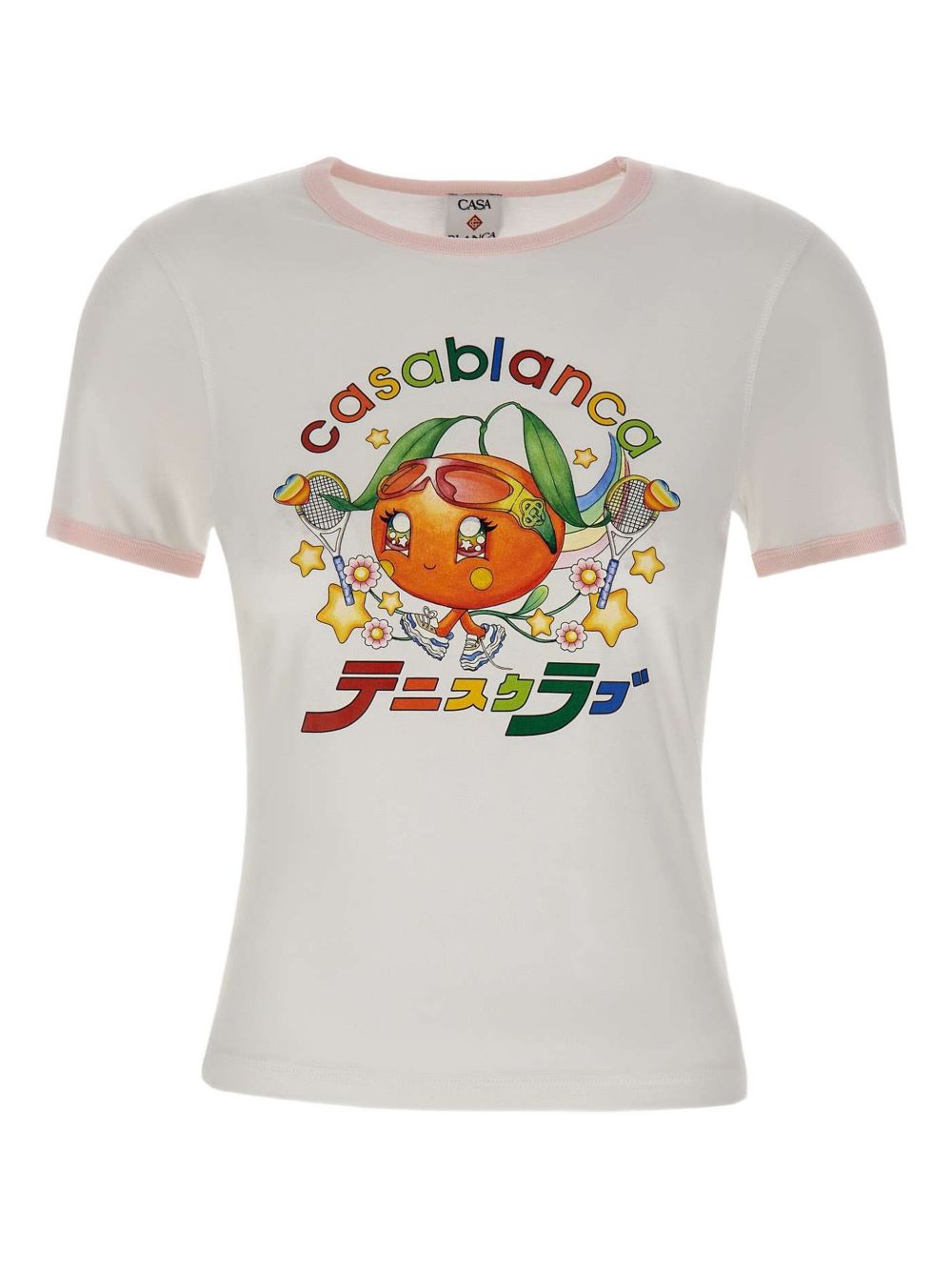 CASABLANCA Mascot Ringer T-Shirt