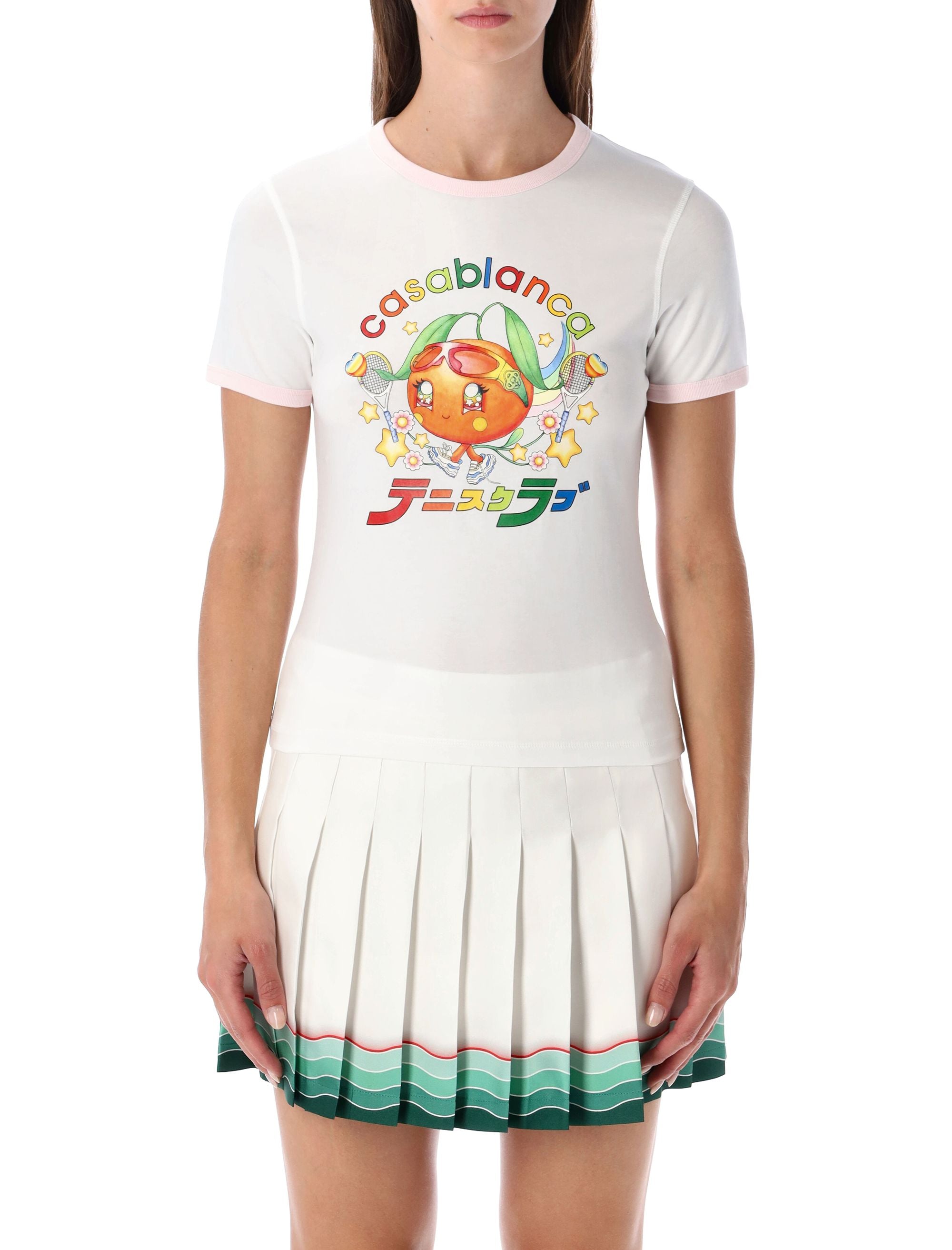 CASABLANCA Women’s Slim-Fit Mascot Ringer T-Shirt