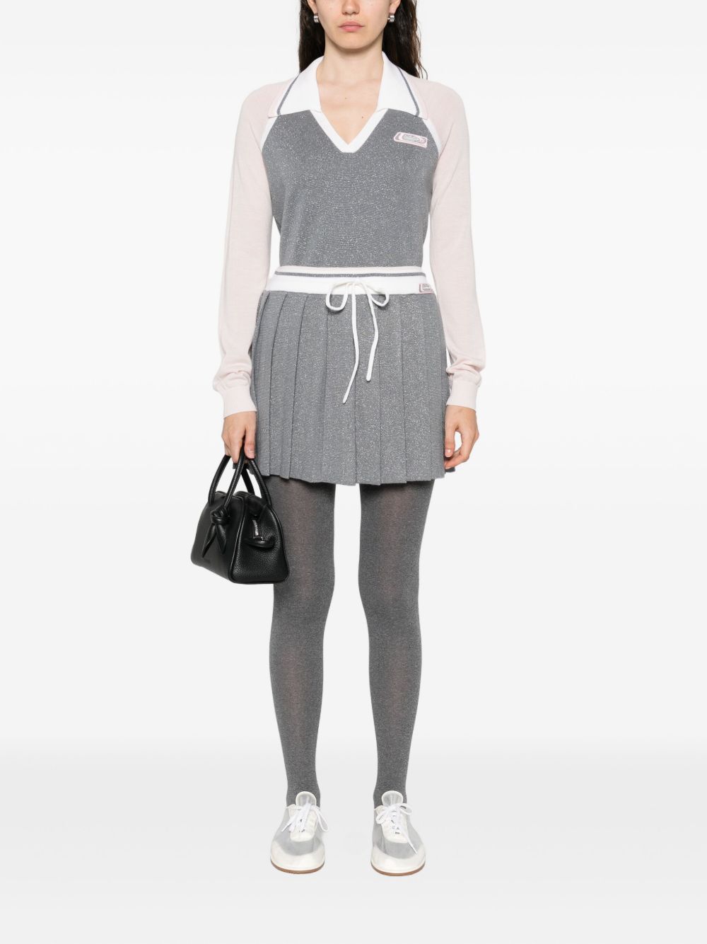 CASABLANCA Merino Knit Mini Tennis Skirt - Women's Size S