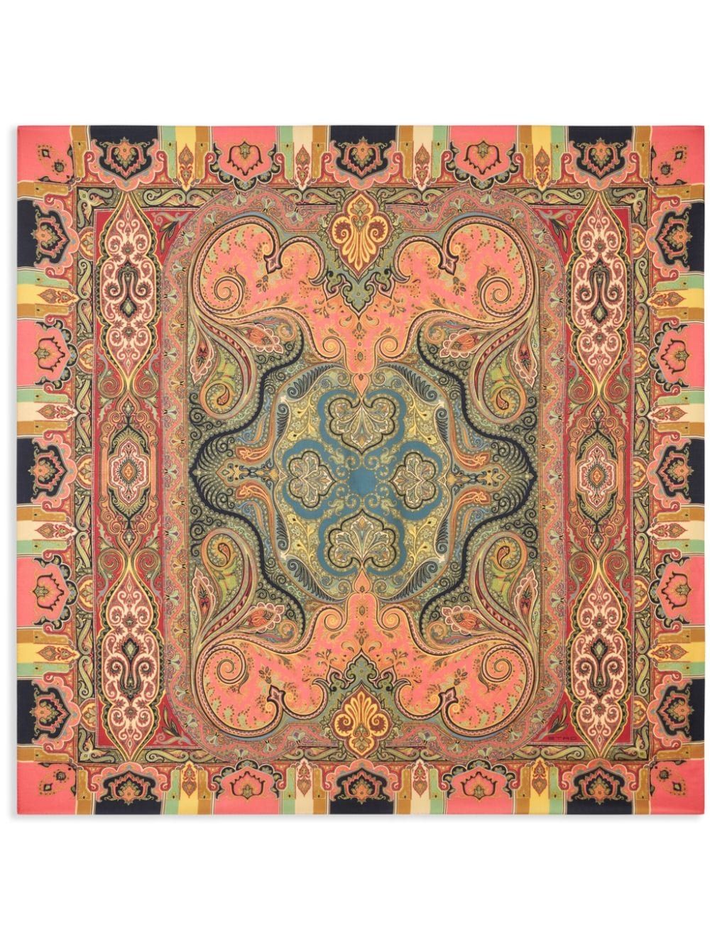 ETRO Luxurious Wool and Silk Printed Scarf