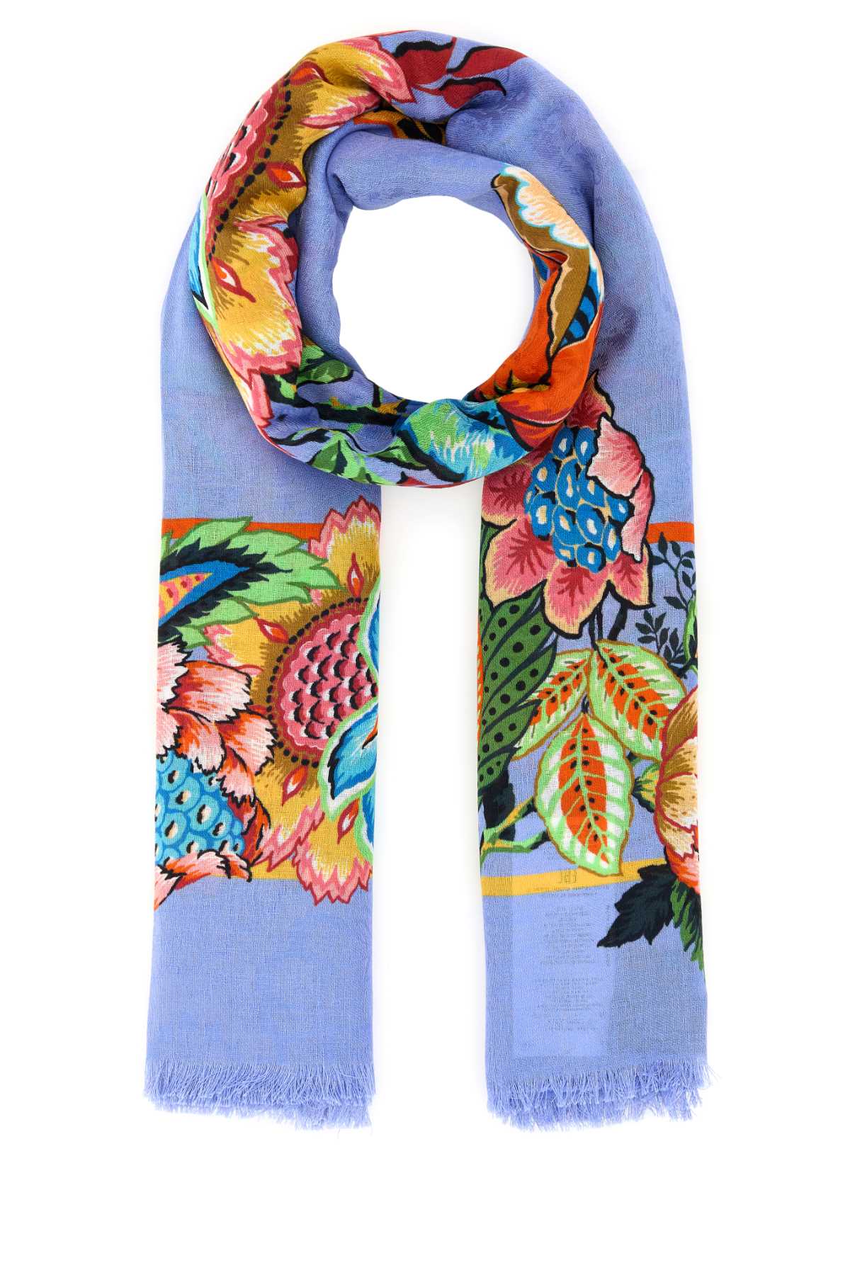 ETRO Printed Cotton Blend Foulard - Women’s Accessory