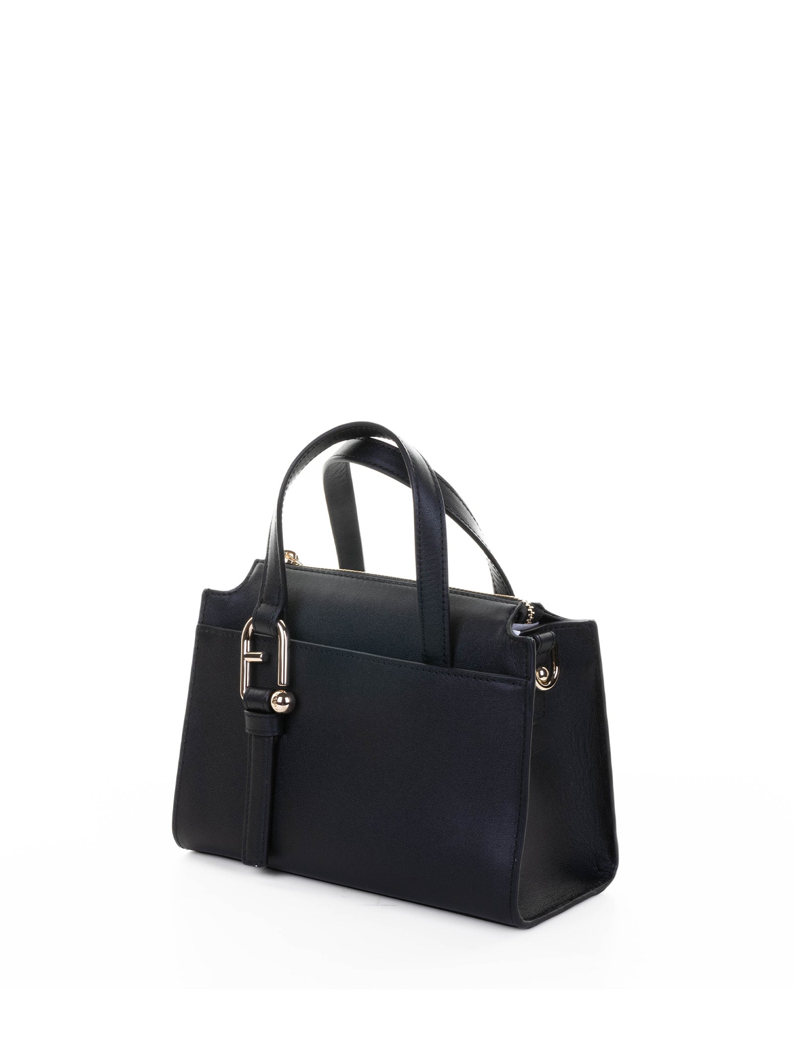 FURLA Double Handle Leather Handbag
