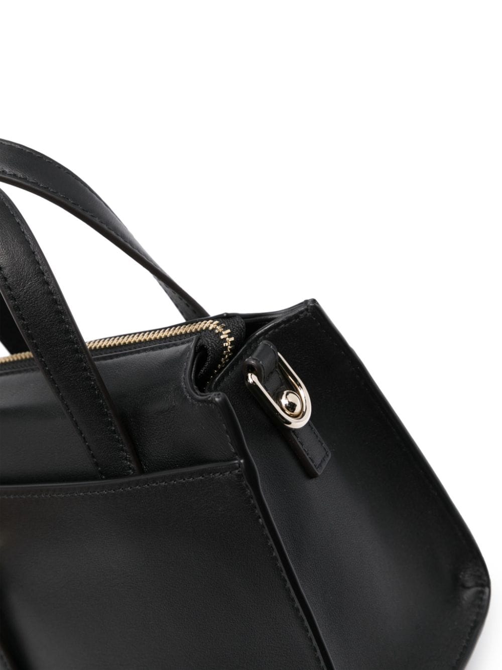 FURLA Double Handle Leather Handbag