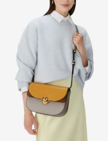 FURLA Gold-Tone Clasp Mini Handbag