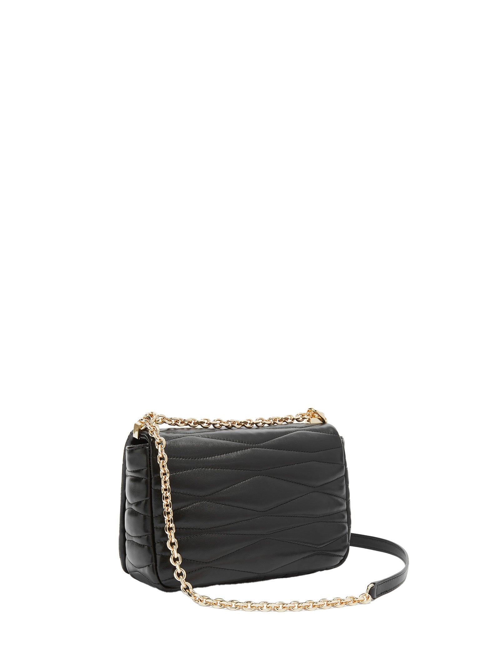 FURLA Luxurious 100% Leather Handbag with Twist-Lock Closure