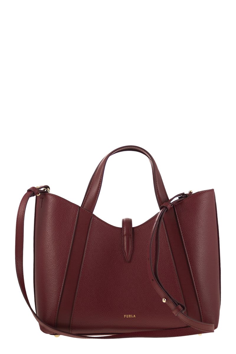FURLA Elegant Leather Handbag - Spacious Mini Tote