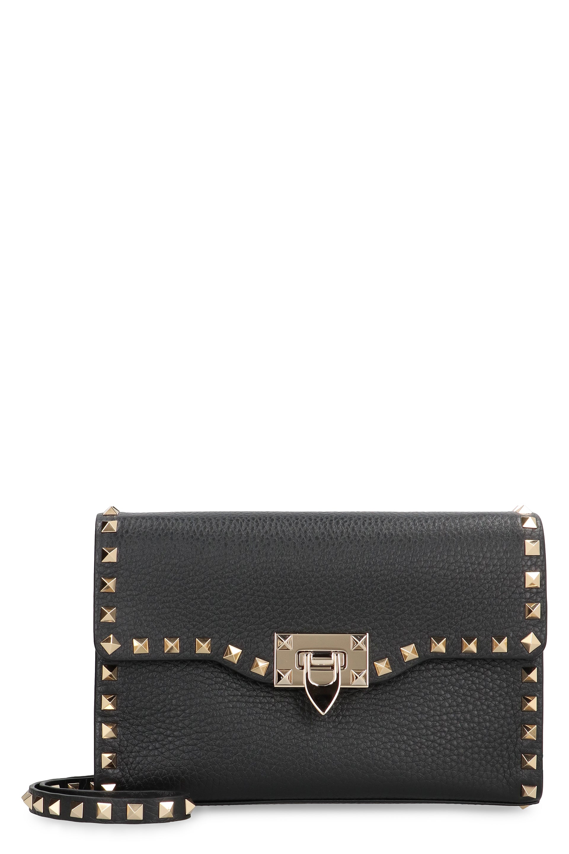 VALENTINO Rockstud Mini Leather Crossbody Handbag