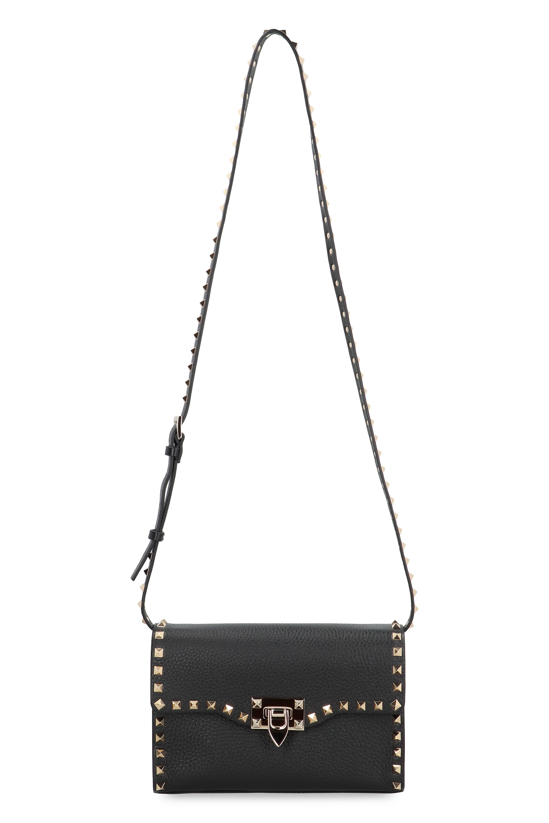 VALENTINO Rockstud Mini Leather Crossbody Handbag