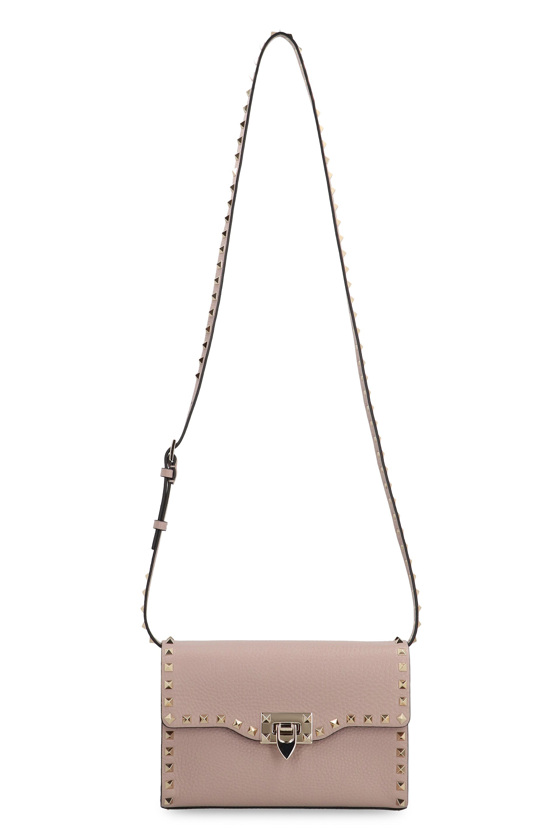 VALENTINO Mini Pebbled Leather Crossbody Handbag