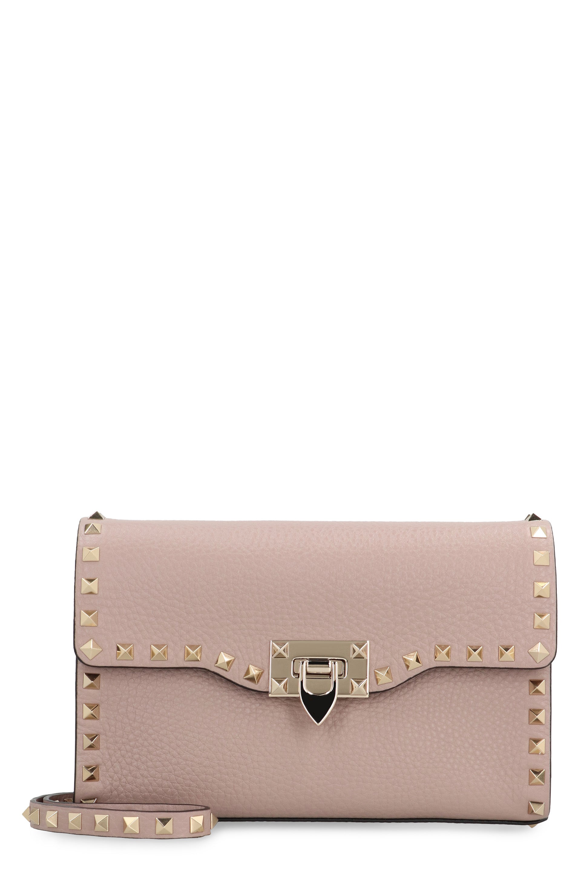 VALENTINO Mini Pebbled Leather Crossbody Handbag