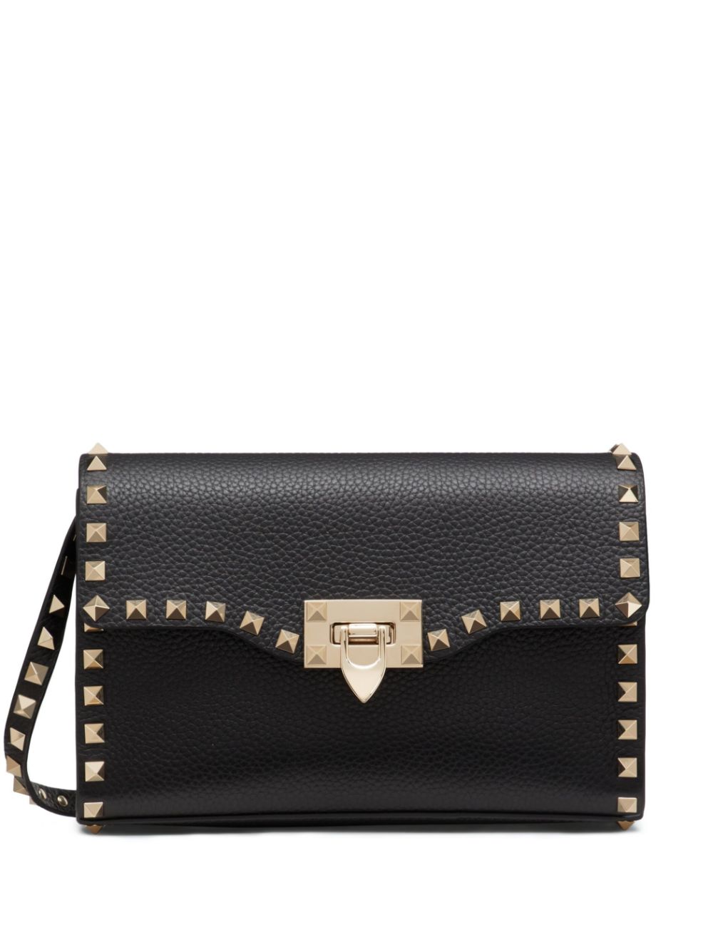 VALENTINO GARAVANI Mini Leather Shoulder Handbag with Signature Detail