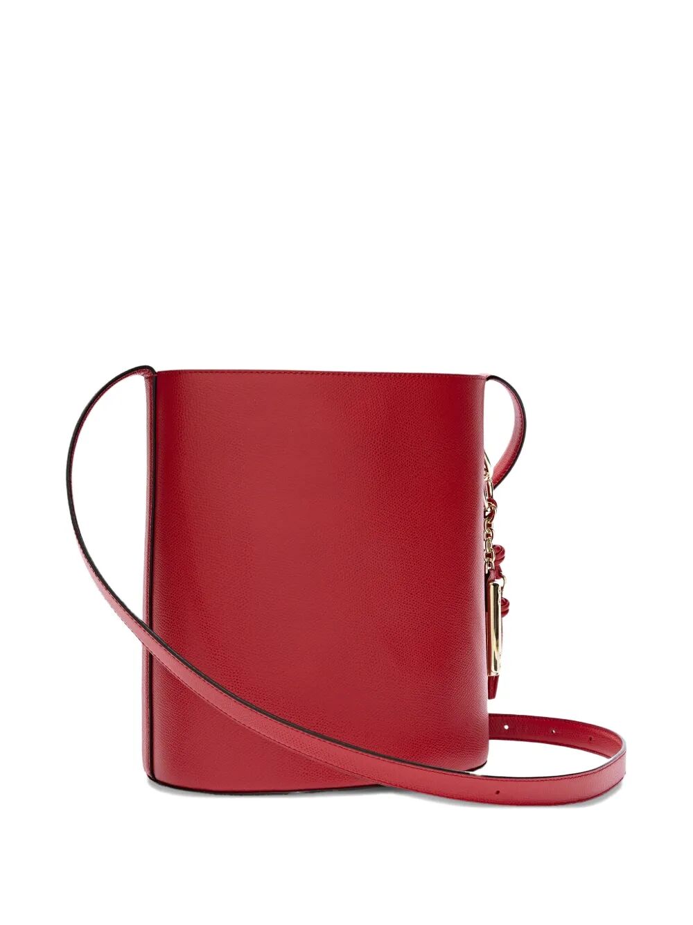FURLA Mini Leather Bucket Handbag