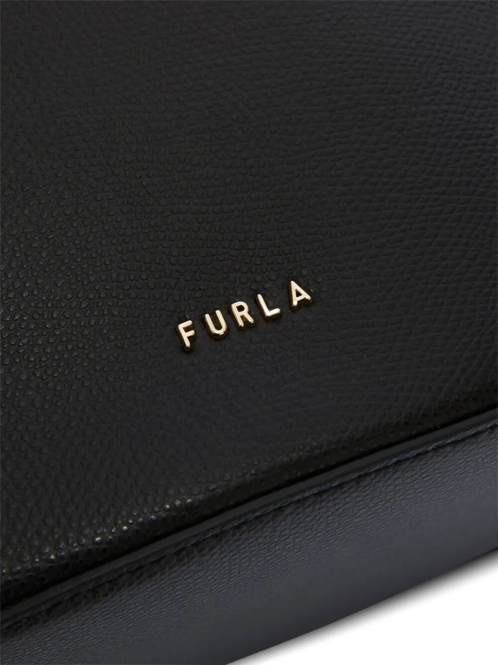 FURLA Mini Ares Leather Small Bucket Handbag
