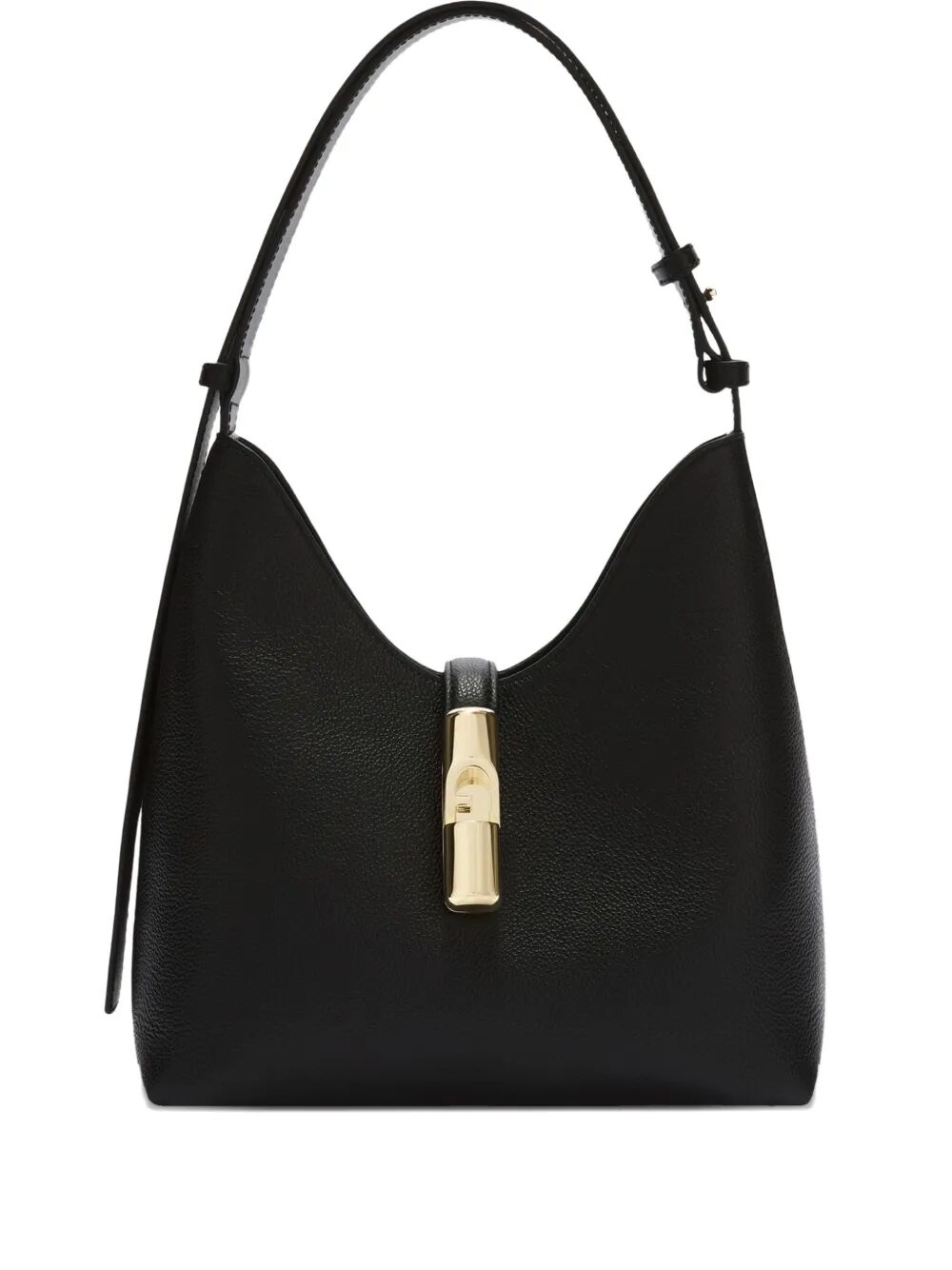 FURLA Mini Leather Hobo Handbag