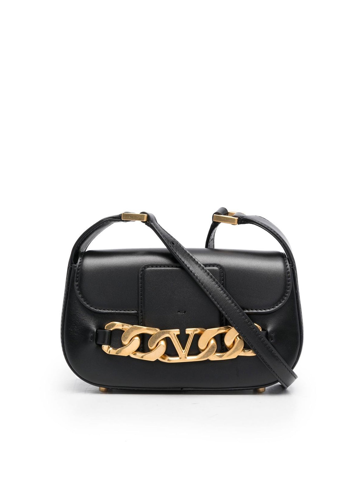VALENTINO GARAVANI Mini VLogo Chain Shoulder Handbag - 20X12X6 CM
