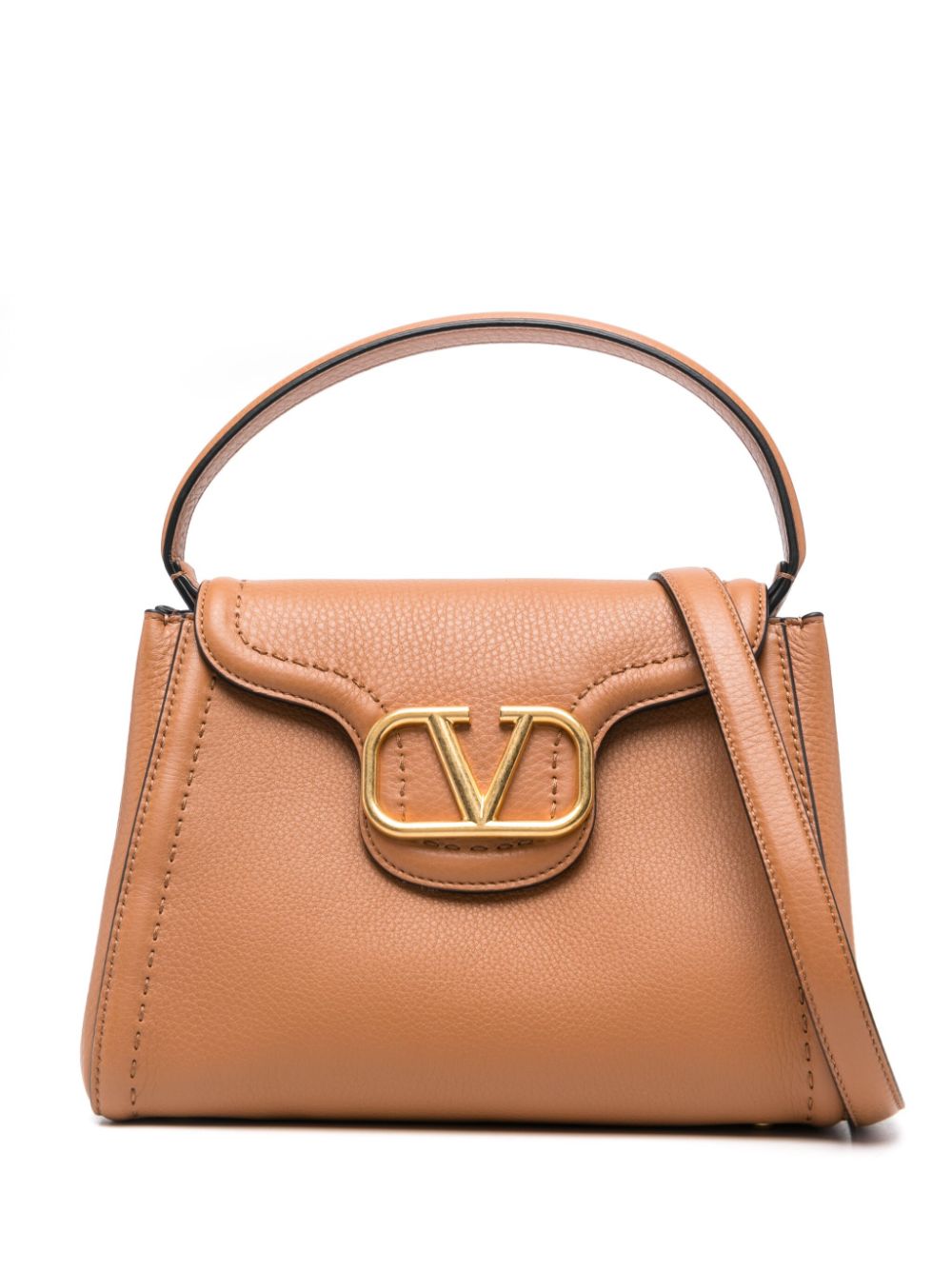 VALENTINO GARAVANI Maxi Vlogo Signature Handbag with Adjustable Strap
