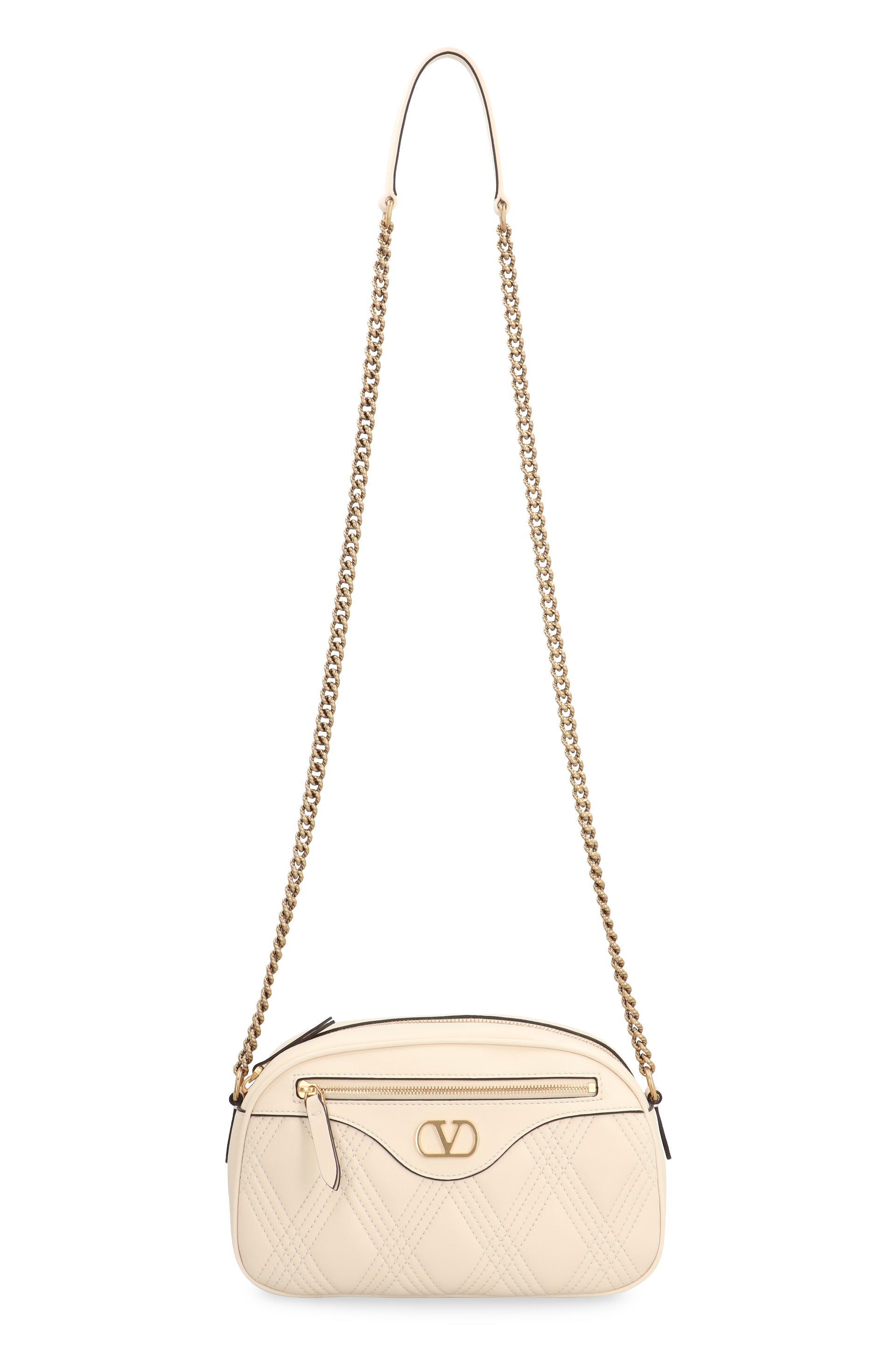 VALENTINO Quilted Leather Mini Shoulder Handbag