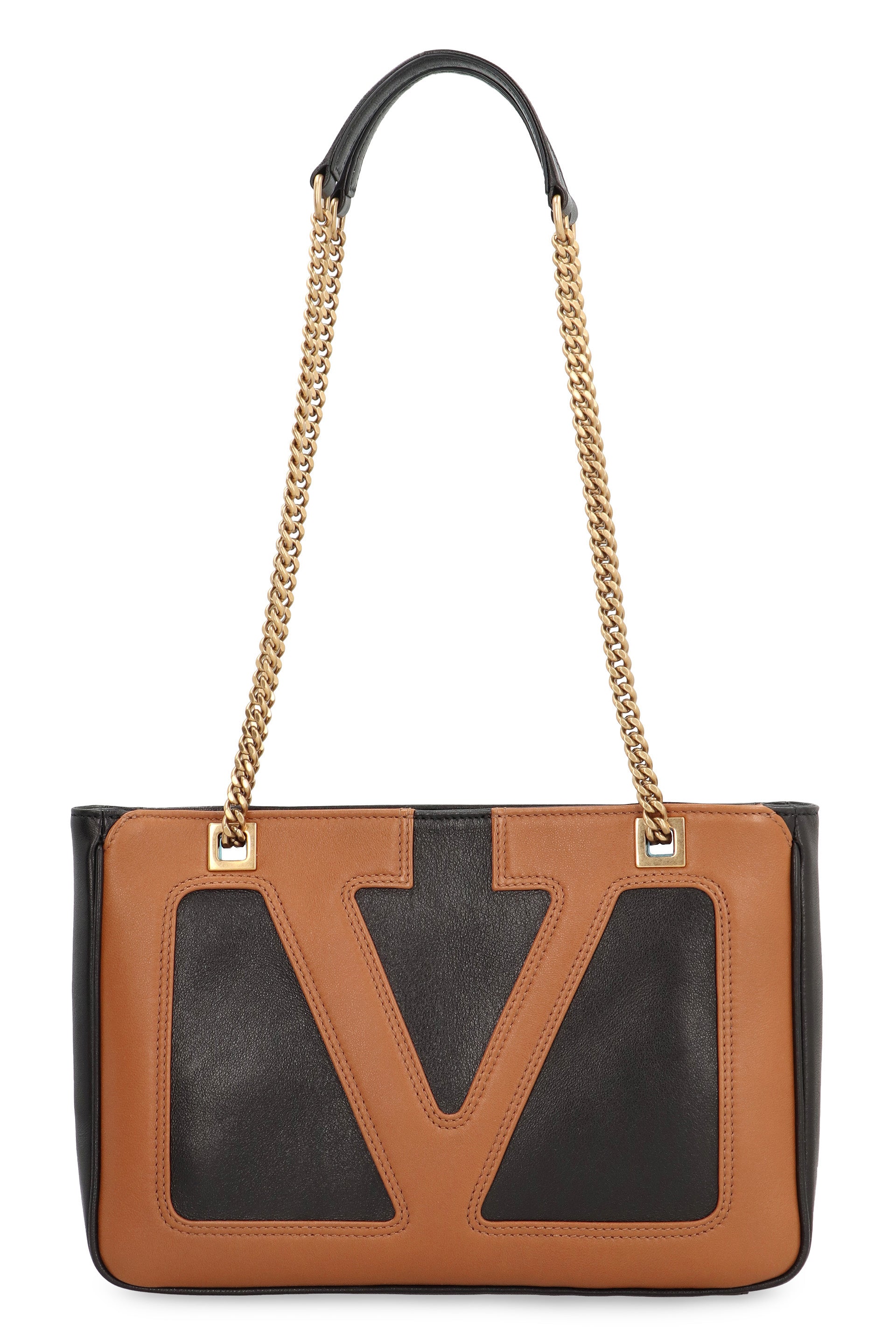 VALENTINO GARAVANI Mini Smooth Leather Tote Handbag