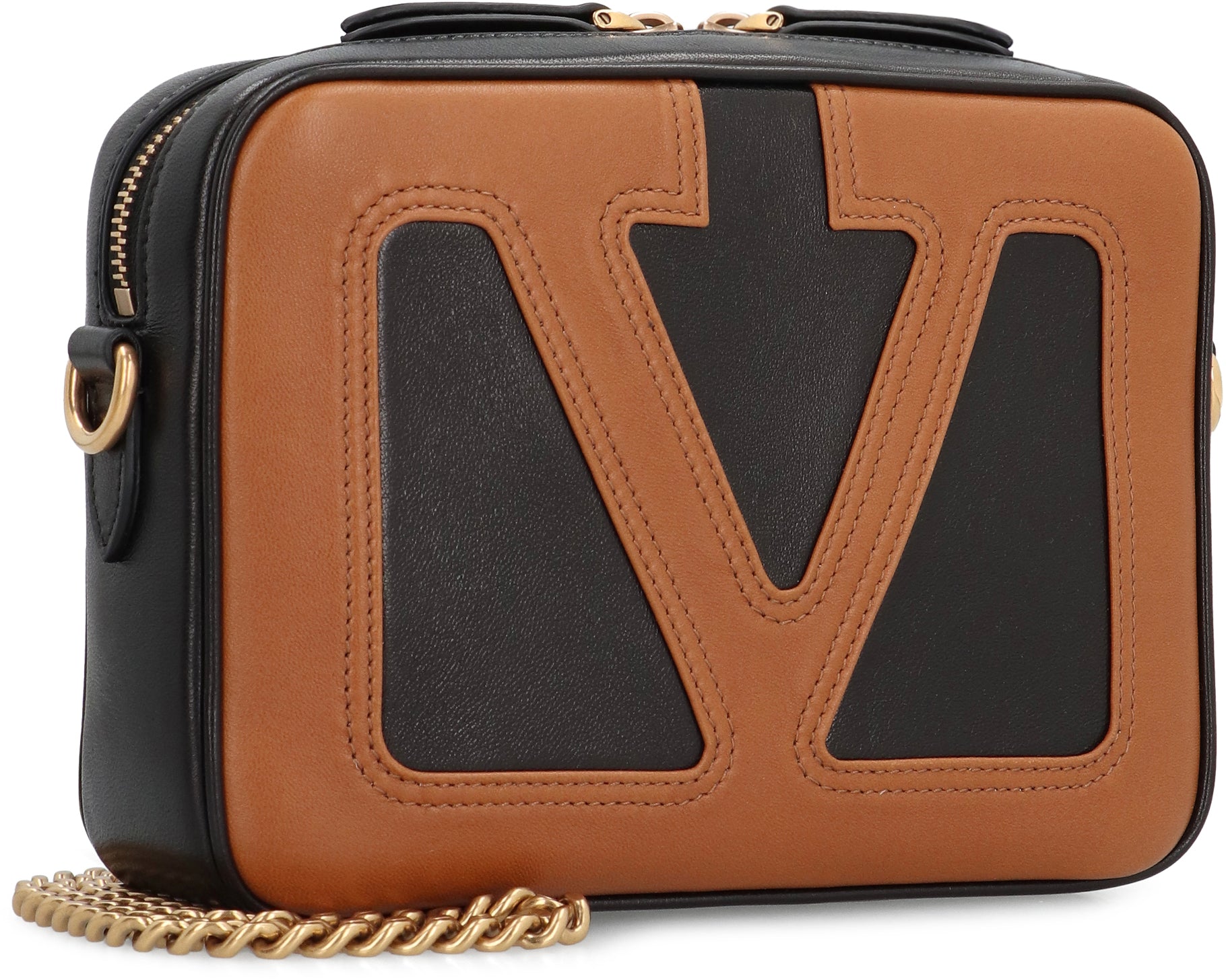 VALENTINO GARAVANI Mini Superstar Leather Crossbody Handbag