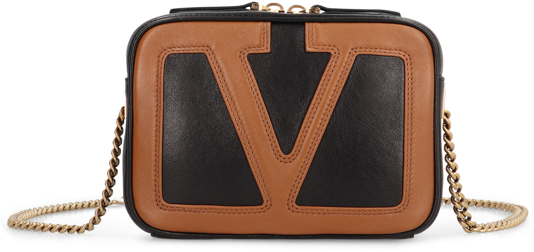 VALENTINO GARAVANI Mini Superstar Lamb Leather Belt Handbag