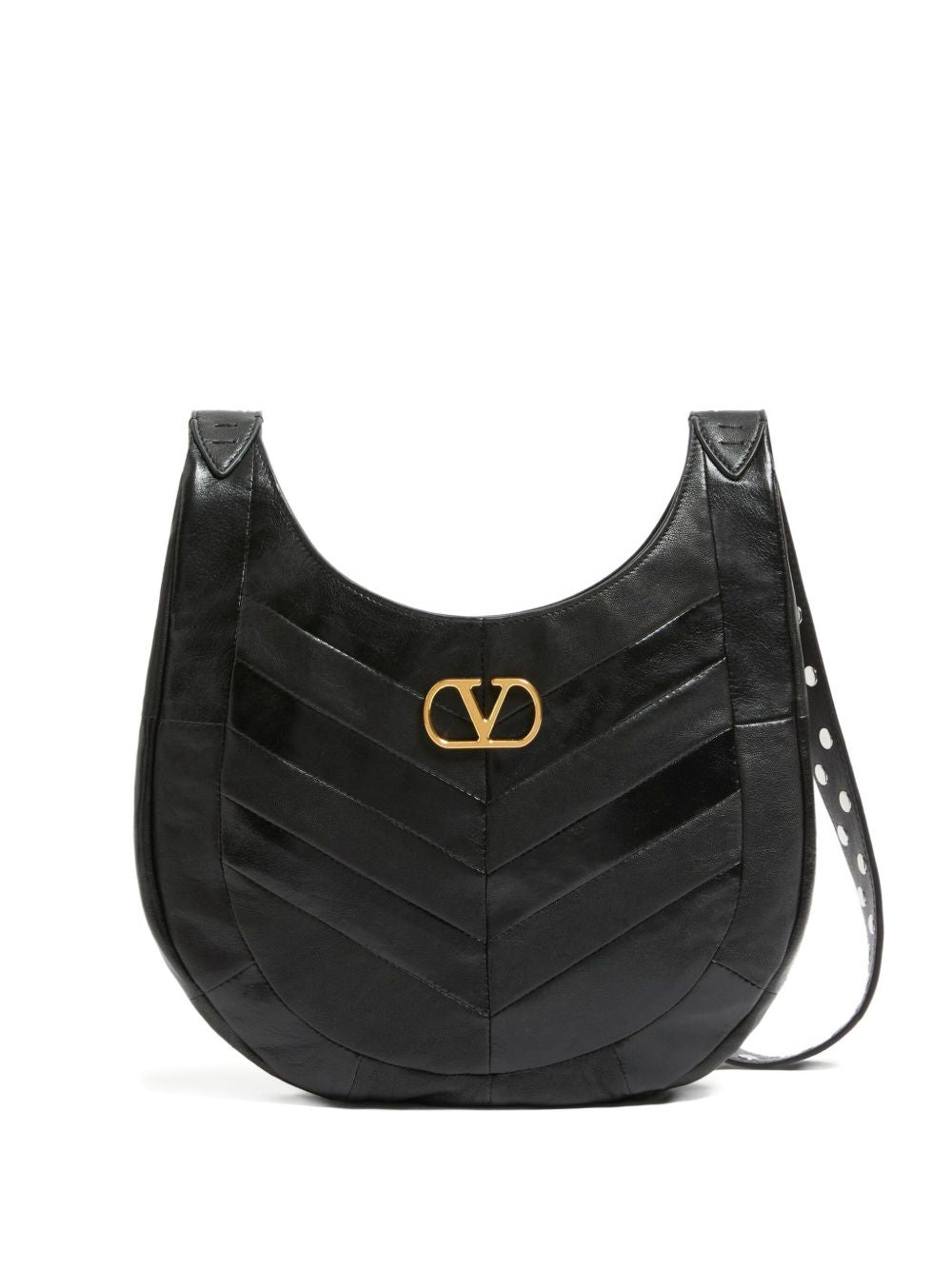 VALENTINO GARAVANI Mini Leather Hobo Shoulder Handbag