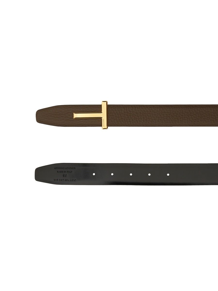 TOM FORD Reversible T Line Belt