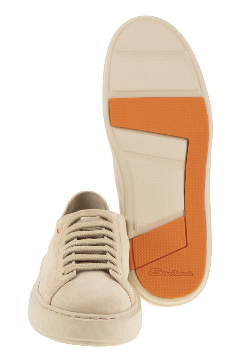 SANTONI Elegant Suede Sneakers for Women