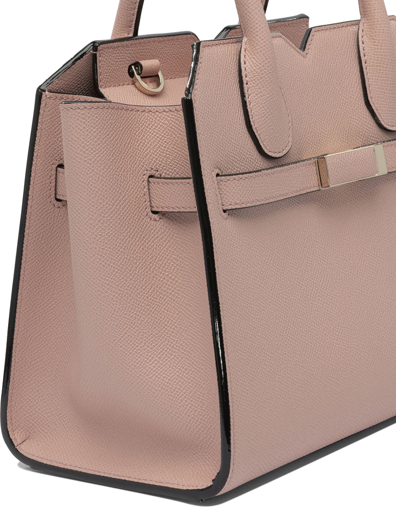 VALEXTRA Mini Leather Shoulder Handbag - 26X22X14.5 CM