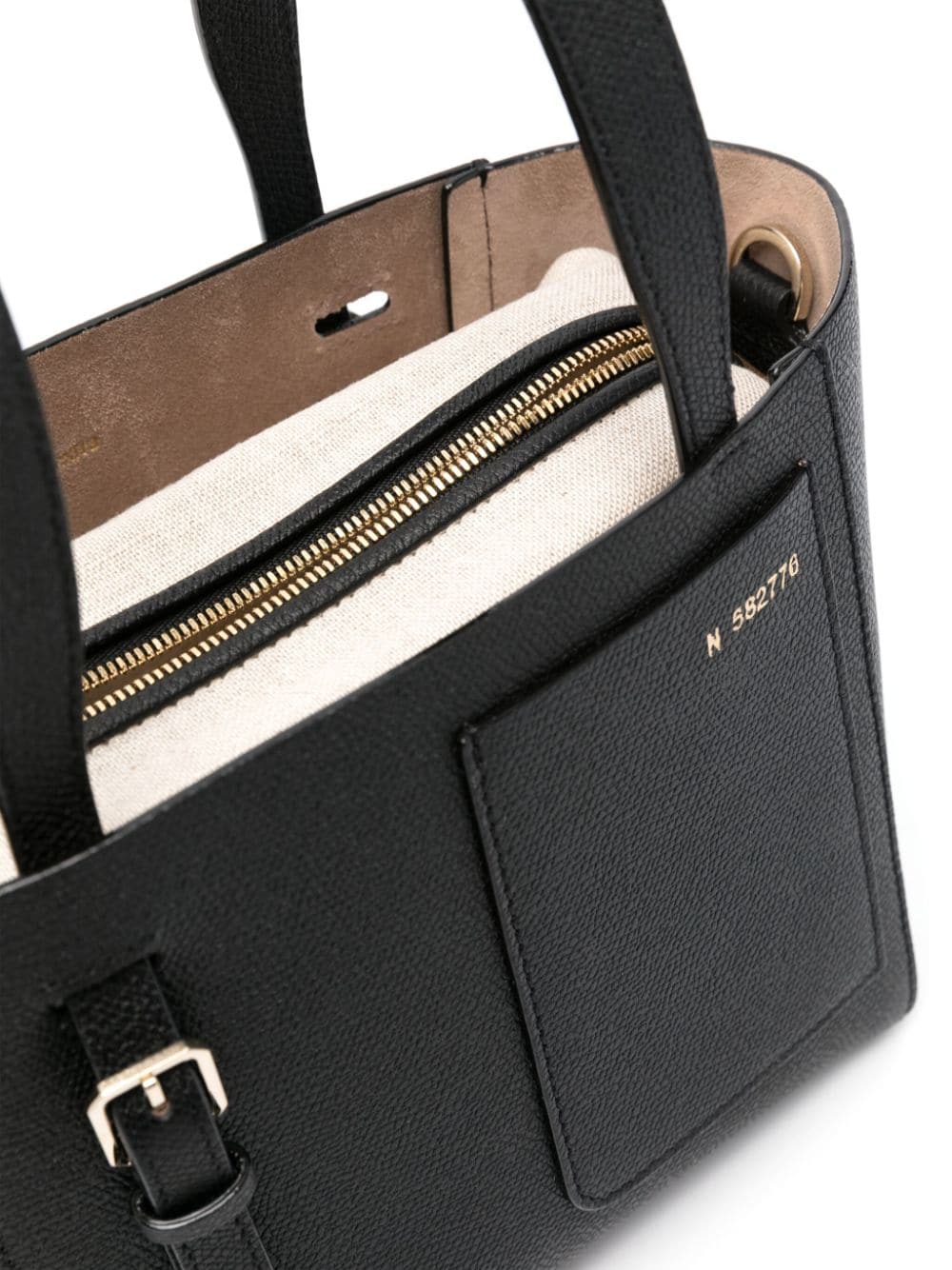 VALEXTRA Mini Leather Bucket Handbag - FW25