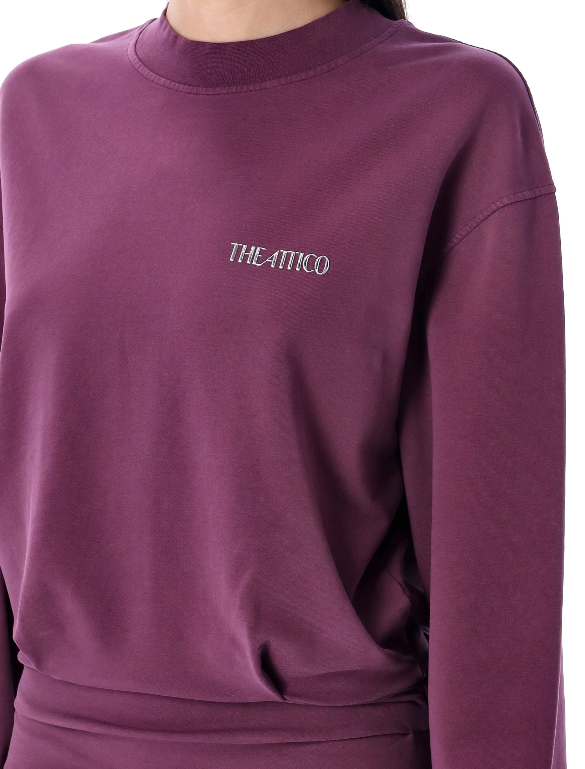 THE ATTICO Light American Fleece Mini Dress Size 40