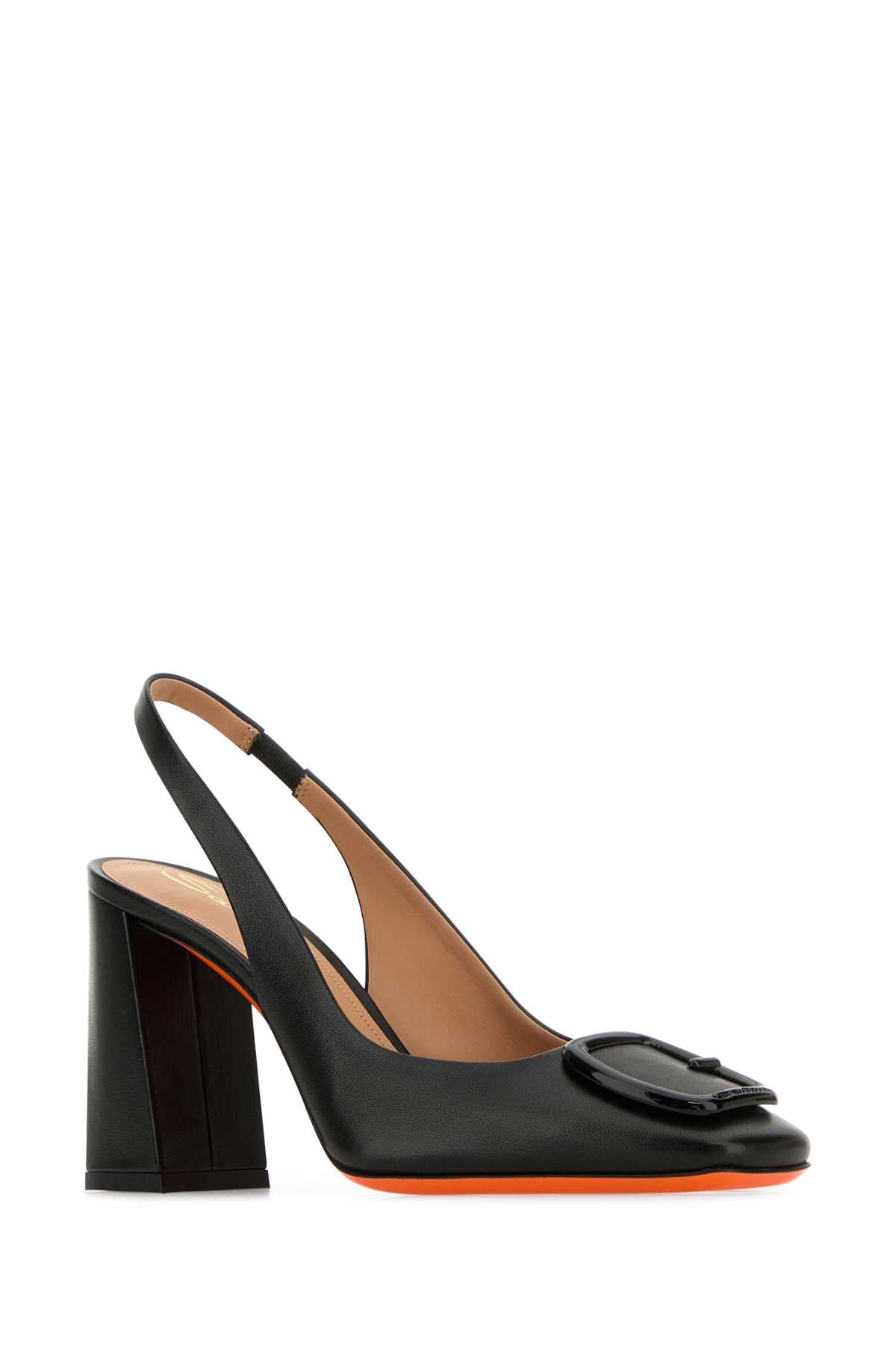SANTONI Leather Peaches Pumps for Women