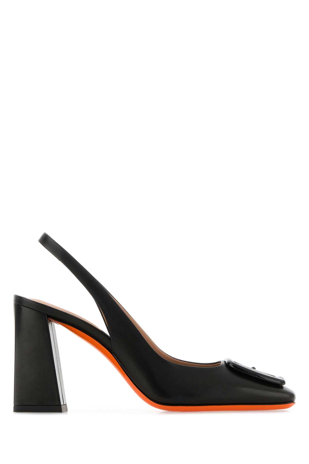 SANTONI Leather Peaches Pumps for Women