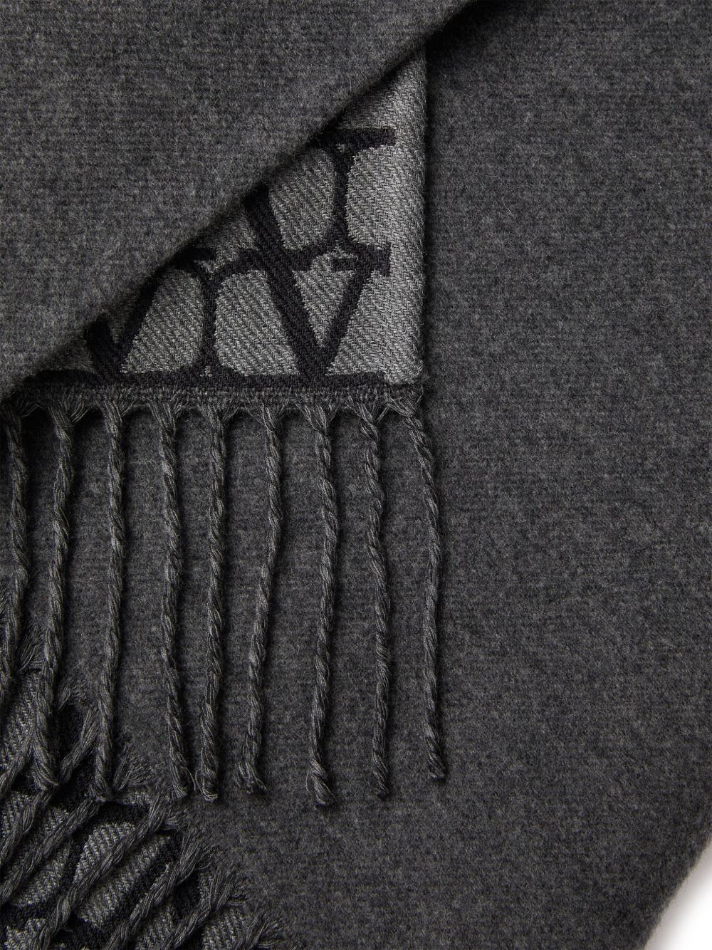 VALENTINO Fringed Double Poncho for Women