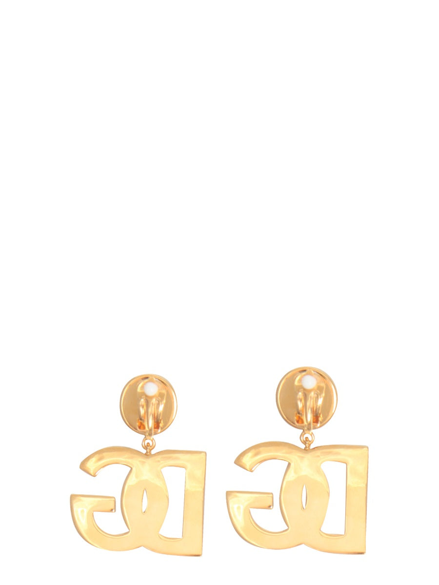 DOLCE & GABBANA Logo Clip-On Earrings
