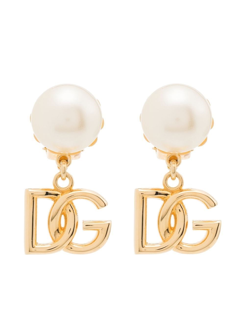 DOLCE & GABBANA Timeless Pearl Charm Earrings