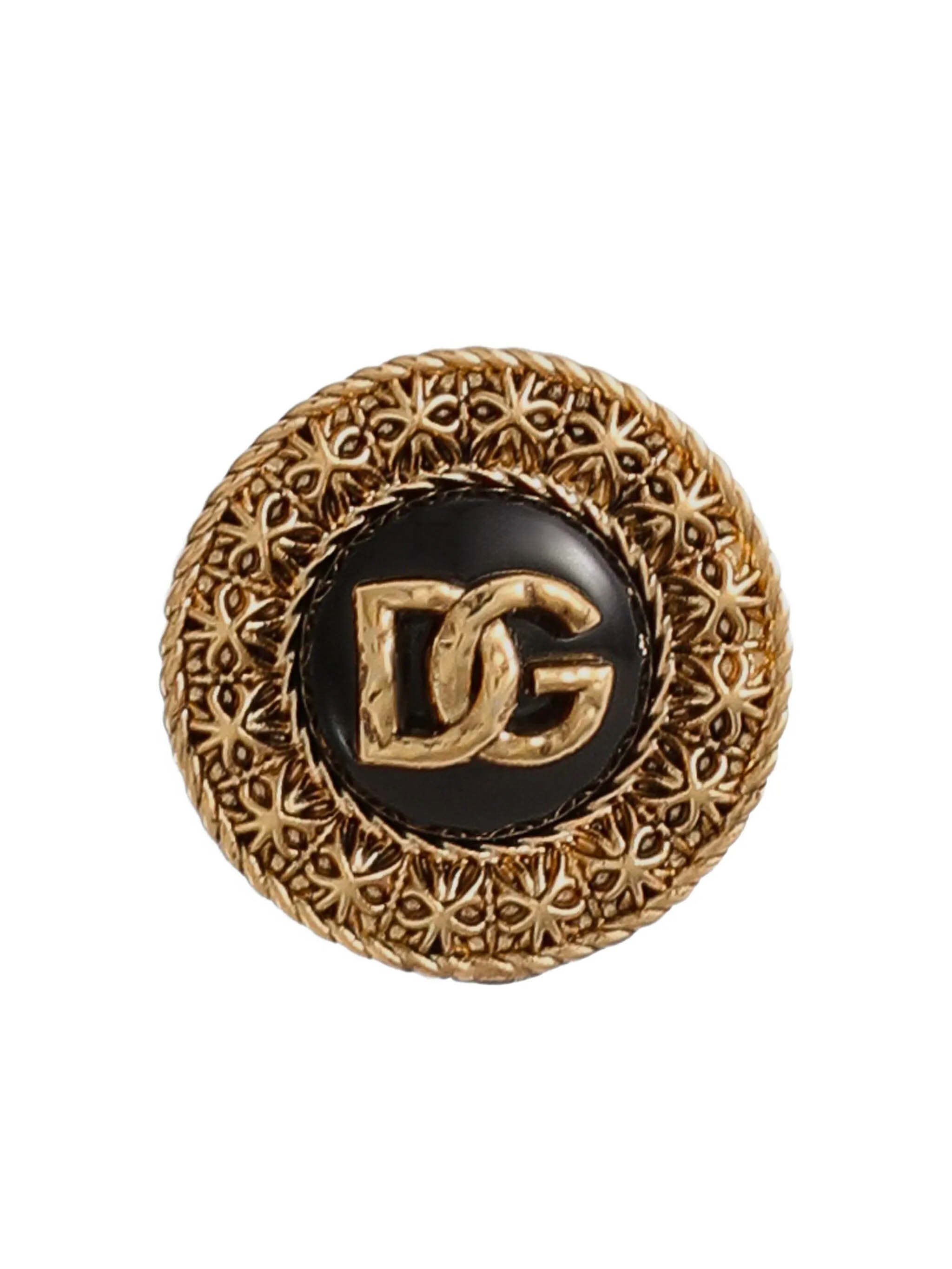 DOLCE & GABBANA Chic Clip Earrings with Signature Logo