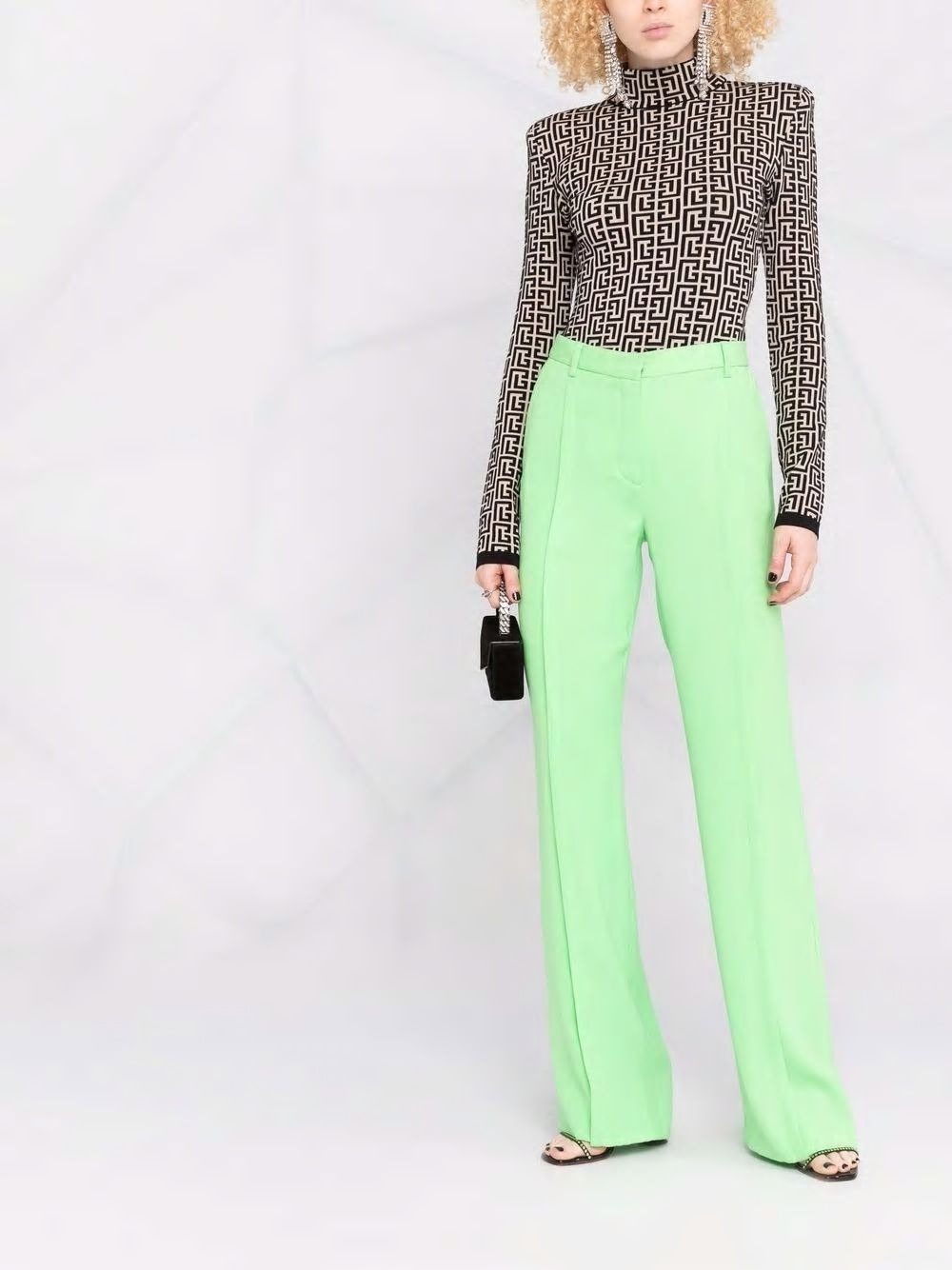 BALMAIN Monogram Mini Dress