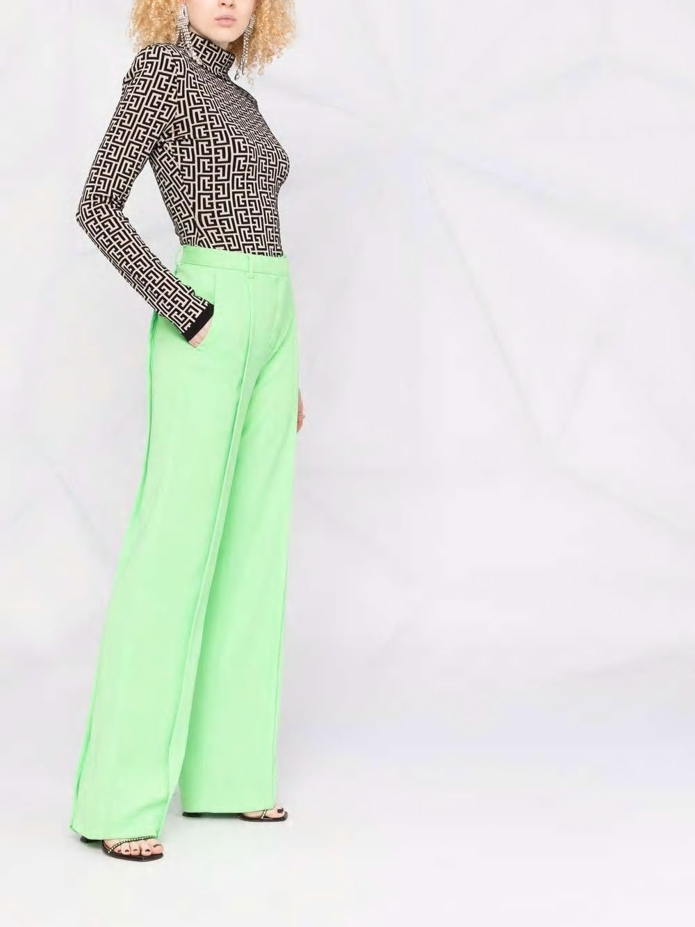 BALMAIN Monogram Mini Dress