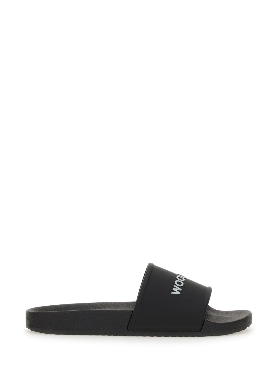 WOOLRICH Men's Logo Slide Sandal