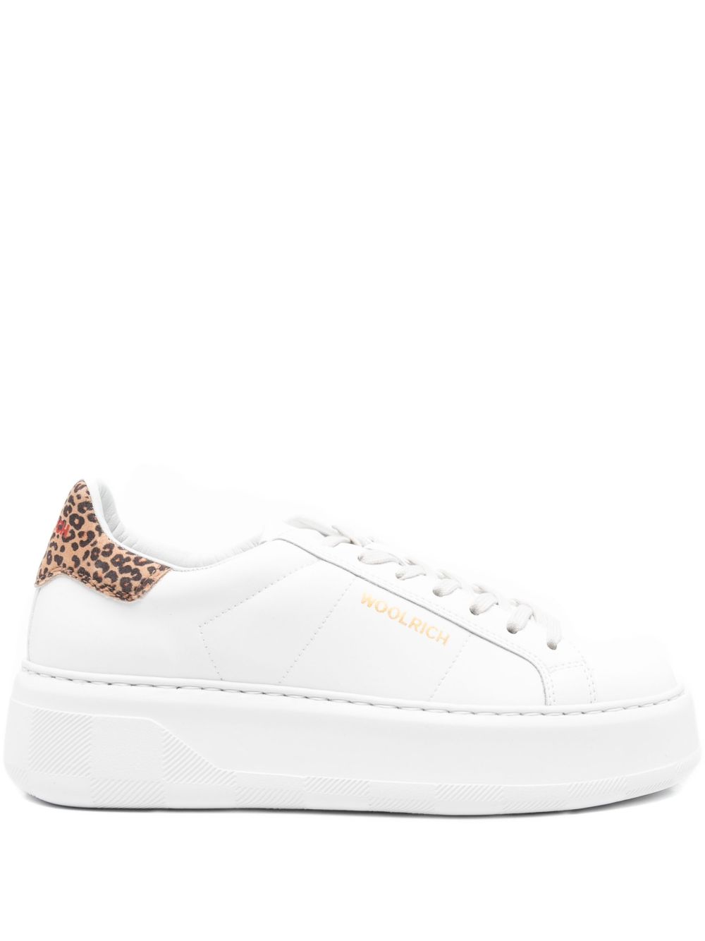 WOOLRICH Chunky Court Leather Sneakers for Women