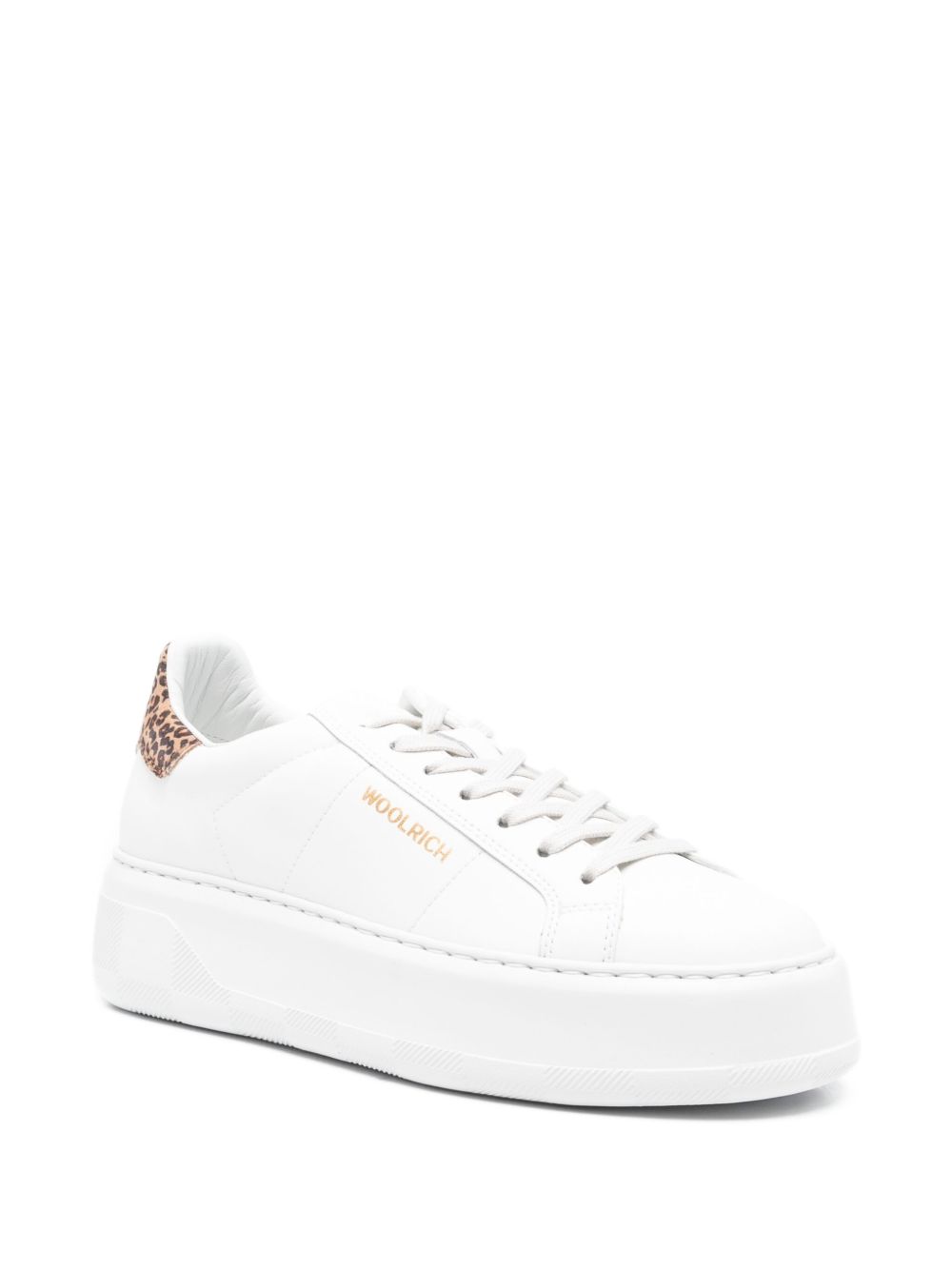 WOOLRICH Chunky Court Leather Sneakers for Women