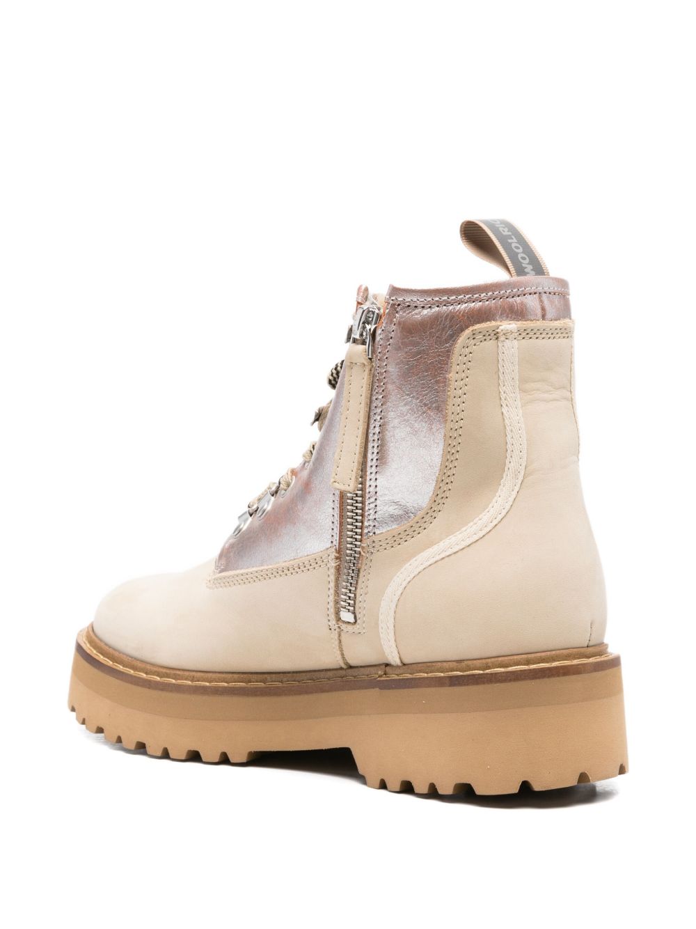 WOOLRICH Leather Lace-Up Boots for Women
