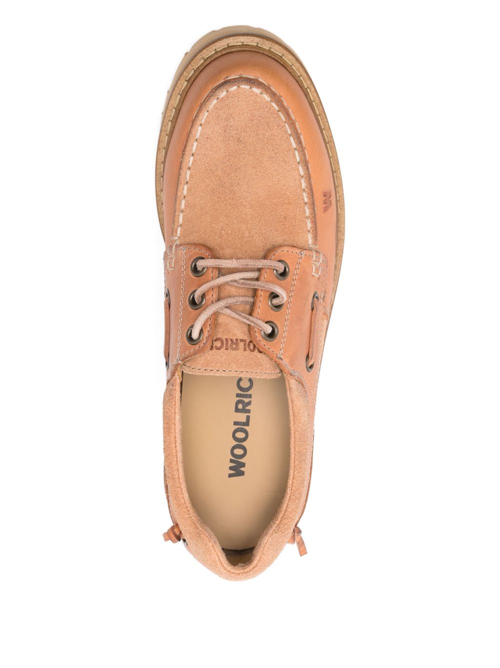 WOOLRICH Leather Boat Shoes for Women