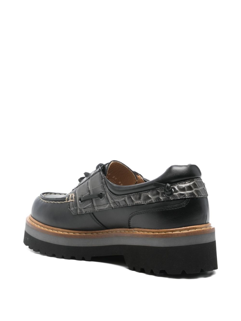 WOOLRICH Leather Boat Shoes