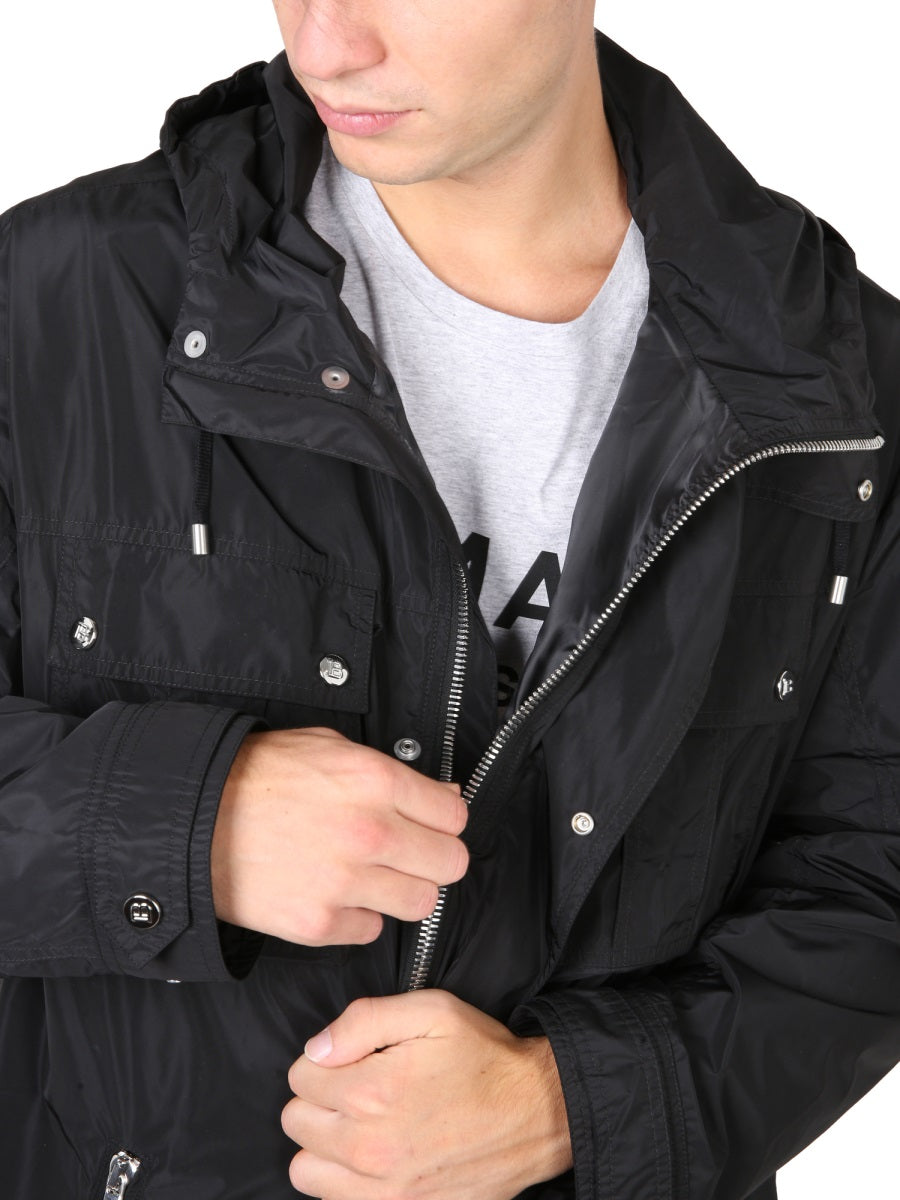 BALMAIN Men's Stylish Jacket with Hood