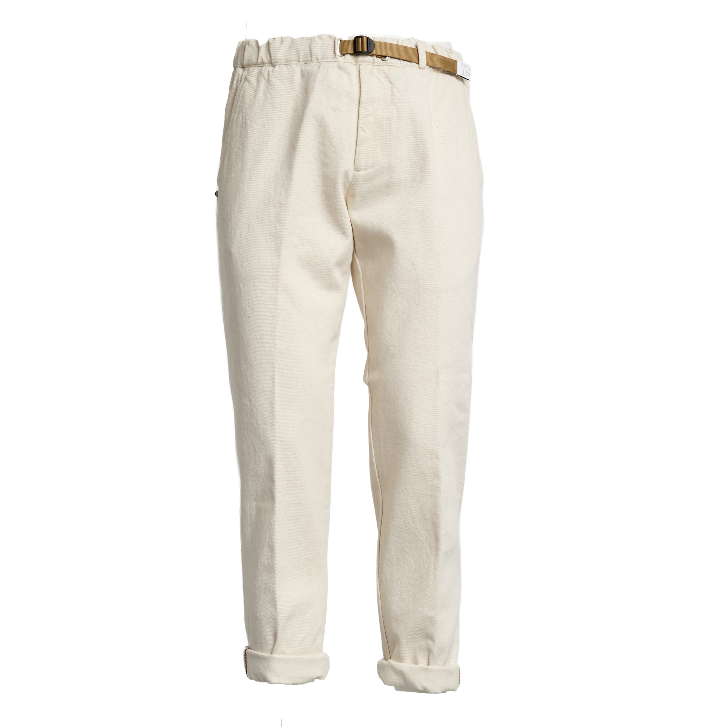 WHITESAND Men's Adjustable Waist Denim Trousers