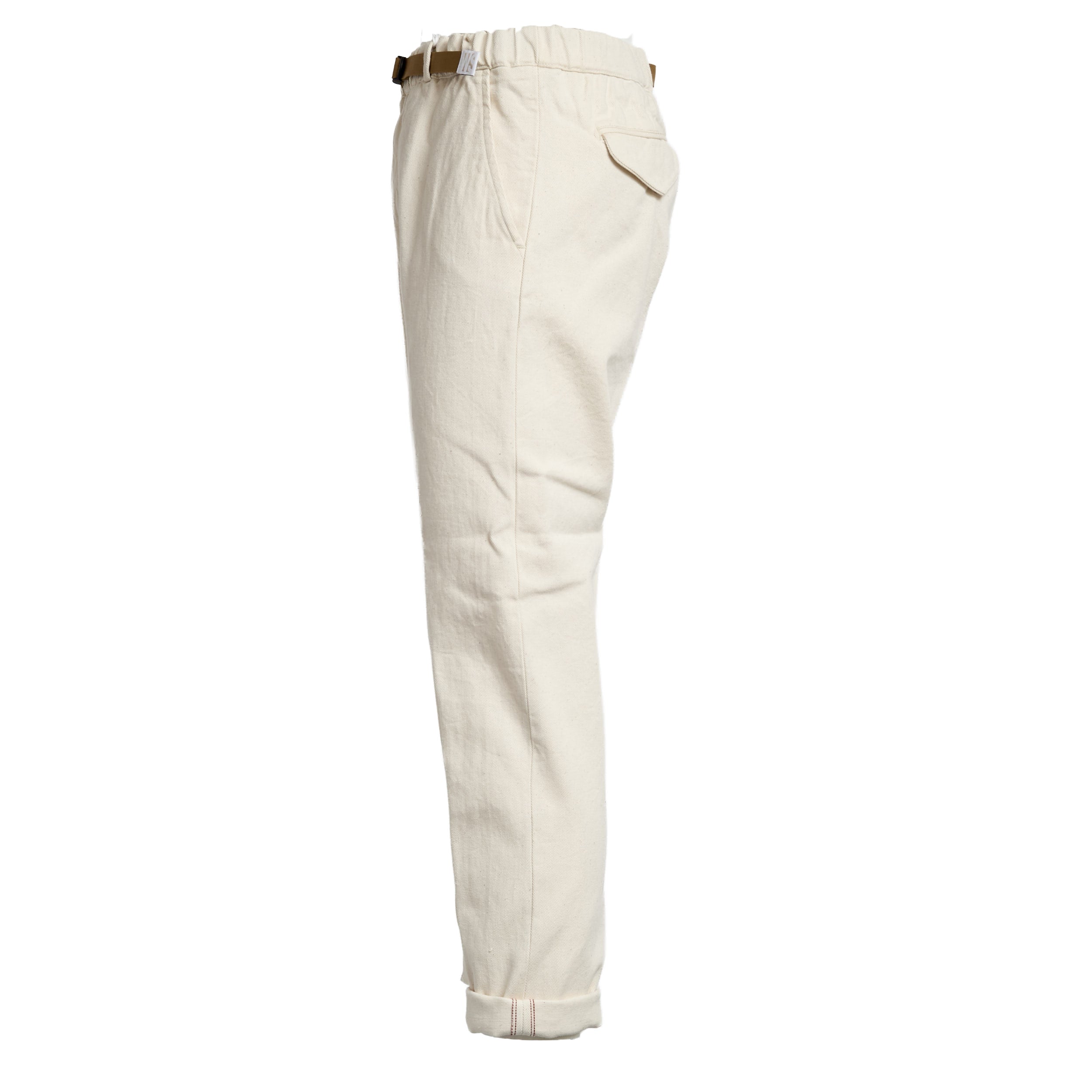 WHITESAND Men's Adjustable Waist Denim Trousers